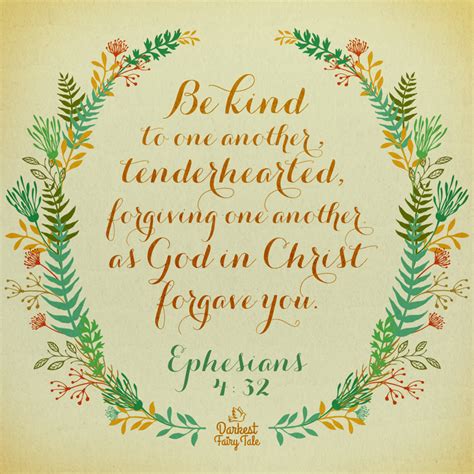 The Power Of Kindness Forgiving Yourself Ephesians Kindness