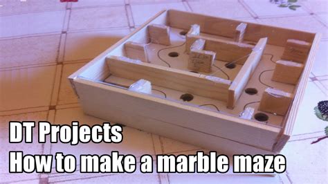 Dt Project How To Make A Marble Maze Marble Labyrinth Youtube