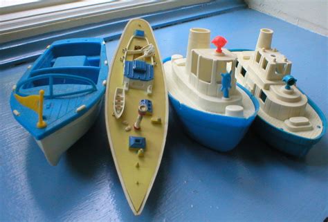 This Vintage Collection Of Old Plastic Toy Ships Will Float