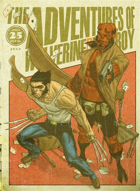 Wolverine And Hellboy Digest By ~mattkaufenberg On Deviantart Comic