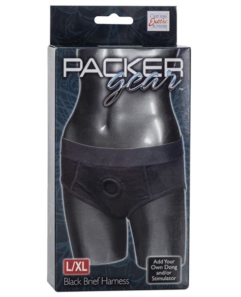 Packer Gear Brief Harness L XL Black By California Exotic Novelties Cupid S Lingerie