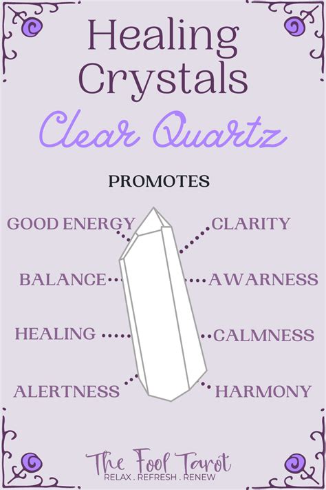 Healing Crystals Crystals For Beginners Clear Quartz Crystals For