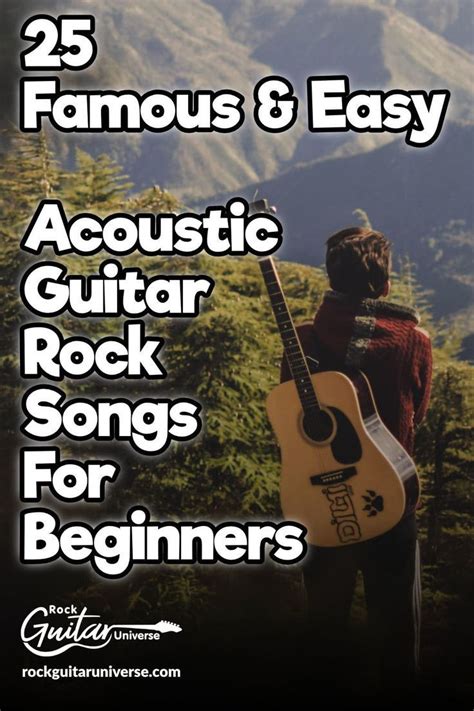 A beginner guitarist should start with easy songs such as these. Looking for some easy rock songs to play on your acoustic guitar? Look no more! Here are 2 ...