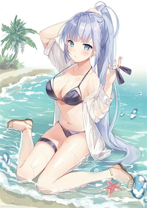 Pin By Miku Chan On Girls En Bikini In Anime Art Beautiful Anime Summer Art