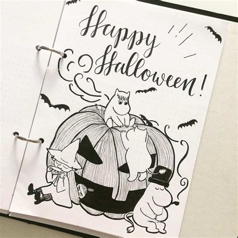 29 Spooky Halloween Bullet Journal Layouts And Spreads My Inner