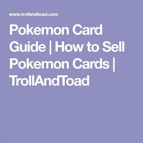 Most online and local stores offer the same buyback option. Pokemon Card Guide | How to Sell Pokemon Cards | TrollAndToad | Pokemon, Sell pokemon cards, Cards