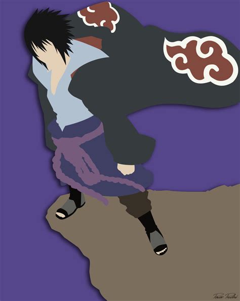 Sasuke Minimalist By Pavantennyson On Deviantart