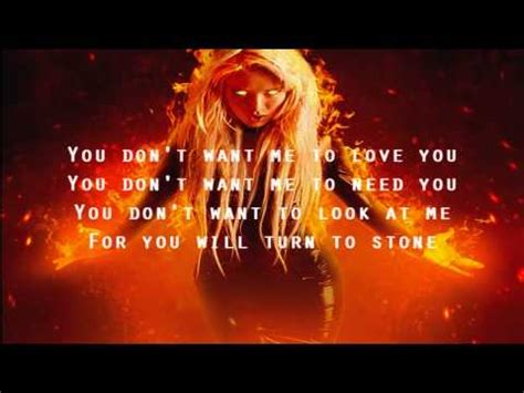 I'm looking for a song that goes like this lyrics. In This Moment - The Fighter (LYRICS) - YouTube