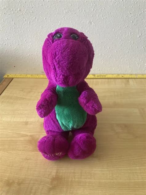 Vintage 1992 Barney The Purple Dinosaur 13 Plush Lyons Group Stuffed