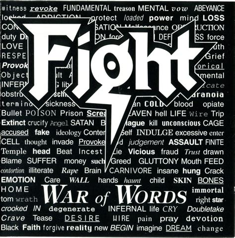 Fight War Of Words Cd