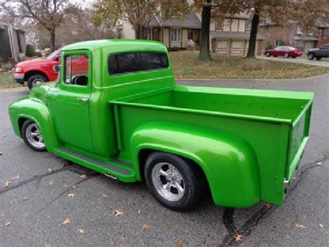 2nd Image For 1956 F100 Hot Rod Pickup 350 Chevy Custom Stereo