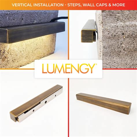 69inch3w Led Brass Hardscape Paver Step Lighting 6pack Lumengy