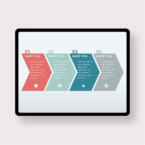 Horizontal Step By Step Powerpoint Templates Powerpoint Free