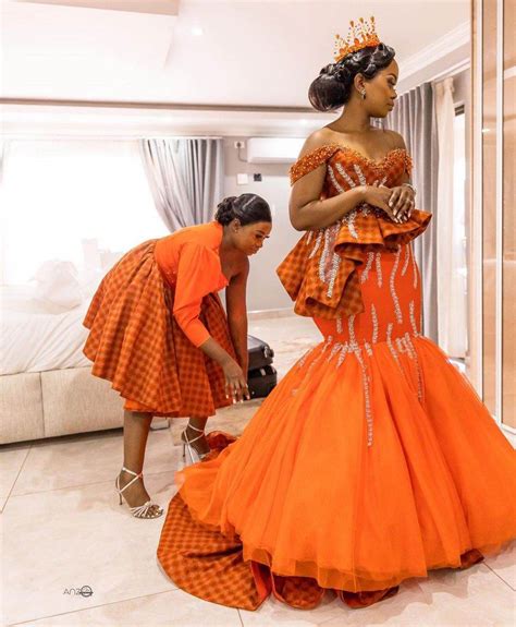 Gorgeous Tswana Traditional Wedding Dresses For African Women Latest African