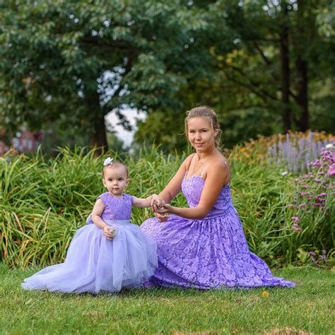 buy mom and daughter matching dress for first birthday in stock