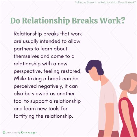 Taking A Break In A Relationship Does It Work