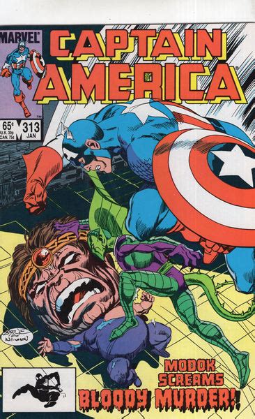 Captain America 313 Modok Byrne Vfnm East Bay Comics