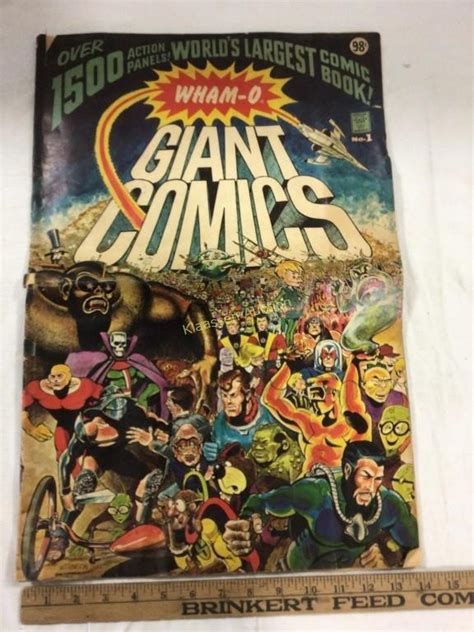 Wham O Giant Comics Book Live And Online Auctions On