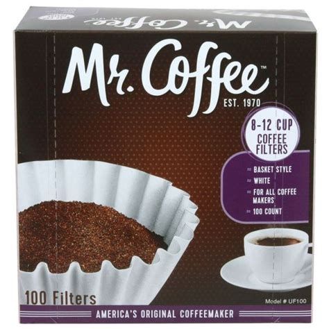 Mr Coffee 8 12 Cup Coffee Filters Box Of 100