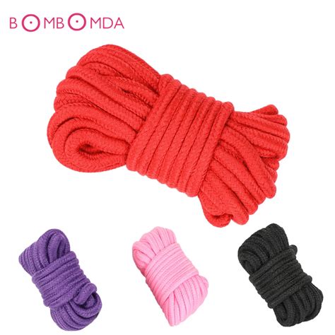 sex slave bondage rope thick cotton restraint rope slave roleplay toys for couples adult games