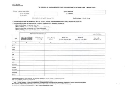 Declaration Impot Assistant Maternel Comment Calculer L