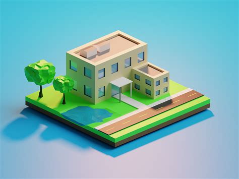 3d Isometric Building V2 By Brian Moon 🌙 On Dribbble