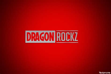 Dragon Rockz Marvel Style Red Logo By Hirohamadarockz On Deviantart