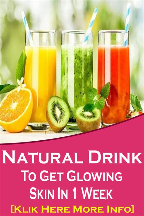 Natural Drink To Get Glowing Skin In 1 Week