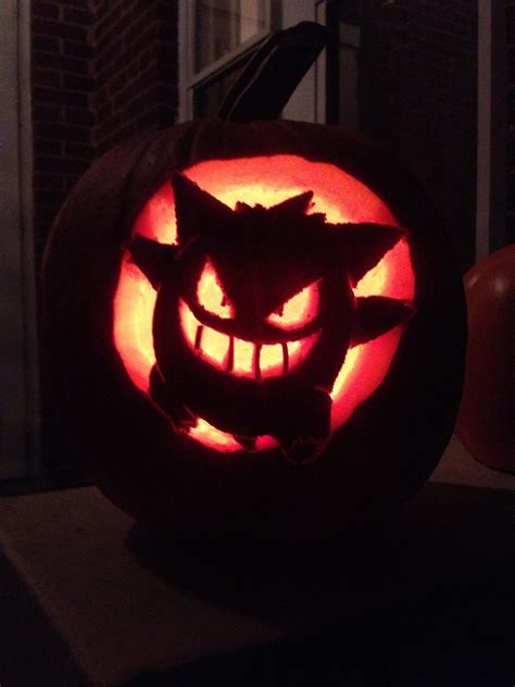 I Also Have A Gengar Pumpkin Carving Pokemon