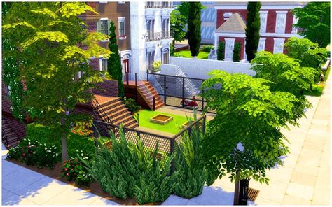 From The House Newcrest Avenue Townhouse Townhouse Patio Sims