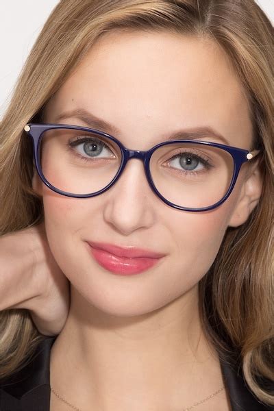 Jasmine Navy Women Acetate Eyeglasses Eyebuydirect