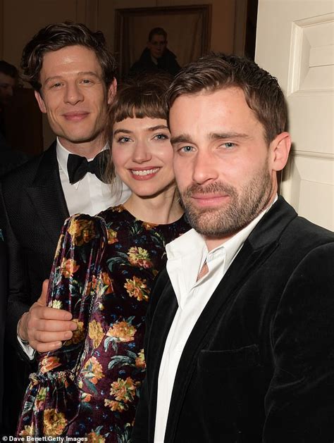 Imogen Poots And James Norton Attend Pre BAFTA Party Daily Mail Online