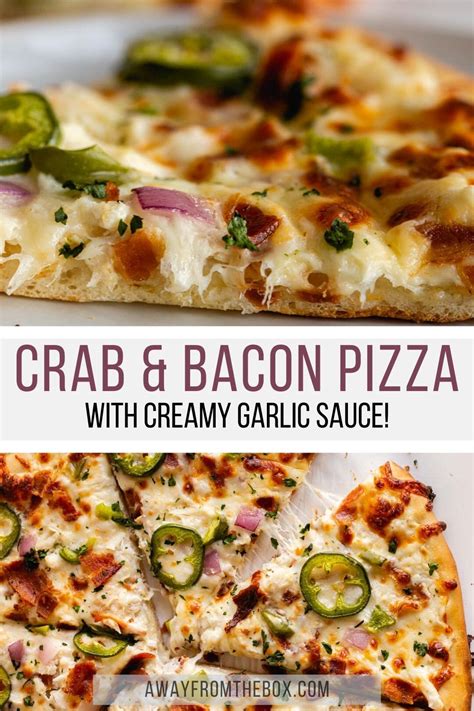 Place in a roasting pan and cook for 3 1/2 hours. Homemade Bacon and Crab Pizza | Recipe | Bacon pizza, Crab ...