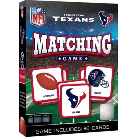 Nfl Houston Texans Matching Game 1 Ct Foods Co