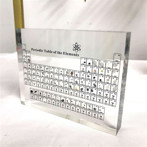 Periodic Table Display With Real Elements Sciencehub