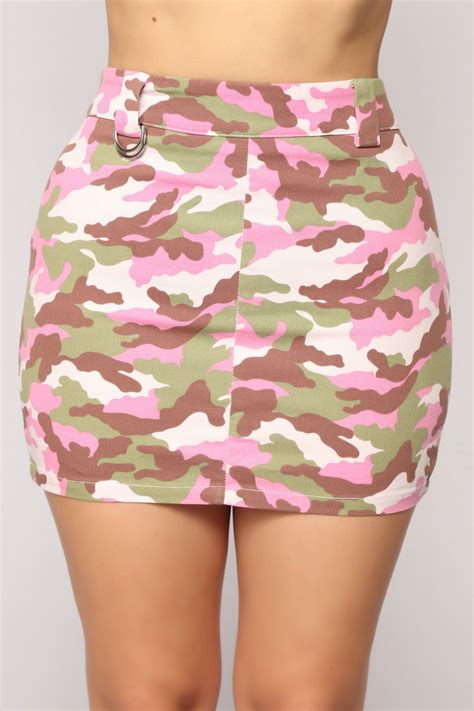 New Wave Camo Skirt Pink Camo Skirt Skirts Fashion
