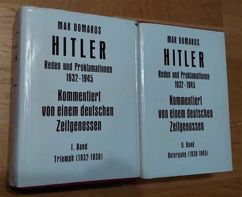 Hitler Reden Und Proklamationen Kaufen Auf Ricardo
