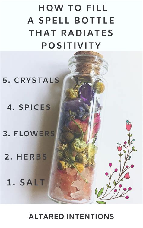 How To Fill A Spell Bottle That Radiates Positivity Witch Bottles