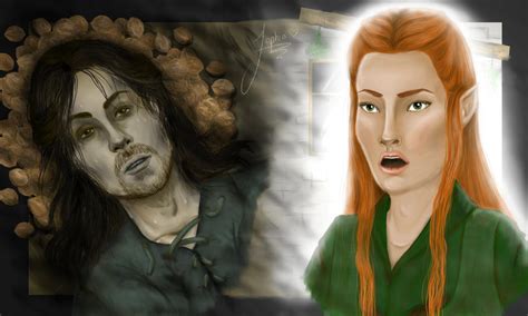 Kili And Tauriel By Autumnfeuille On Deviantart