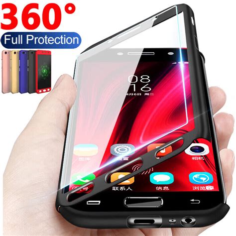 360° Full Cover Case Tempered Glass For Samsung Galaxy S21 Ultra A32
