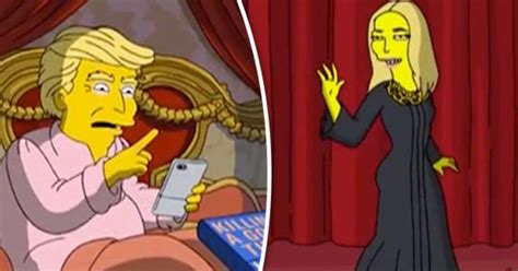 Donald Trump Tackled By The Simpsons Again Will More Shocking Predictions Come True Daily Star