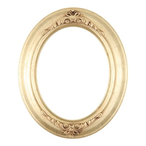Oval Frame In Gold Leaf Finish Antique Gold Picture Frames With