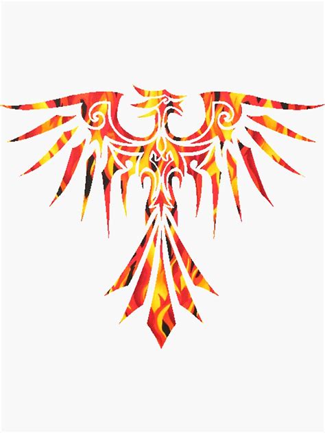 Phoenix Sticker By Mcolebourn Redbubble