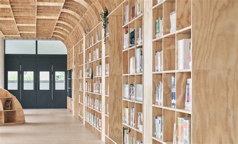 Biblioteca Da Escola Primária Lishin Tali Design Archdaily Brasil