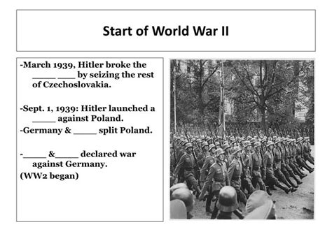 Ppt Start Of World War Ii Powerpoint Presentation Free Download Id