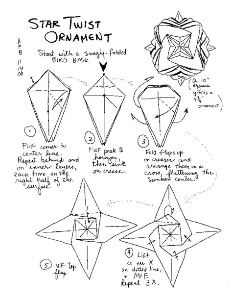 However, the design itself is a traditional one published in. Origami Christmas Ornaments