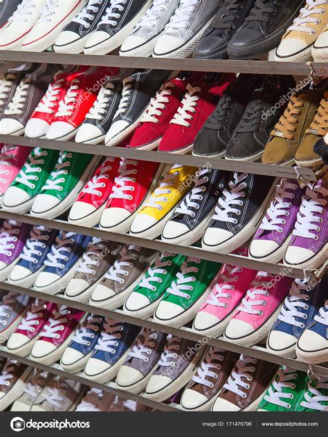 Lots Of Sneaker Shoes — Stock Photo © Swisshippo 171476796