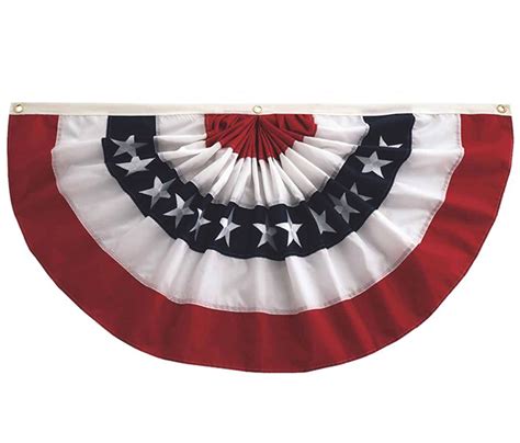 In The Breeze 3675 — 3 X 6 Classic Stars And Stripes Bunting — American