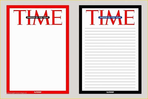 Time Magazine Cover Template Free Of 18 Blank Magazine Cover Design