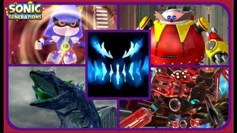 Sonic Generations All Boss Encounters Hard Mode No Damage Youtube
